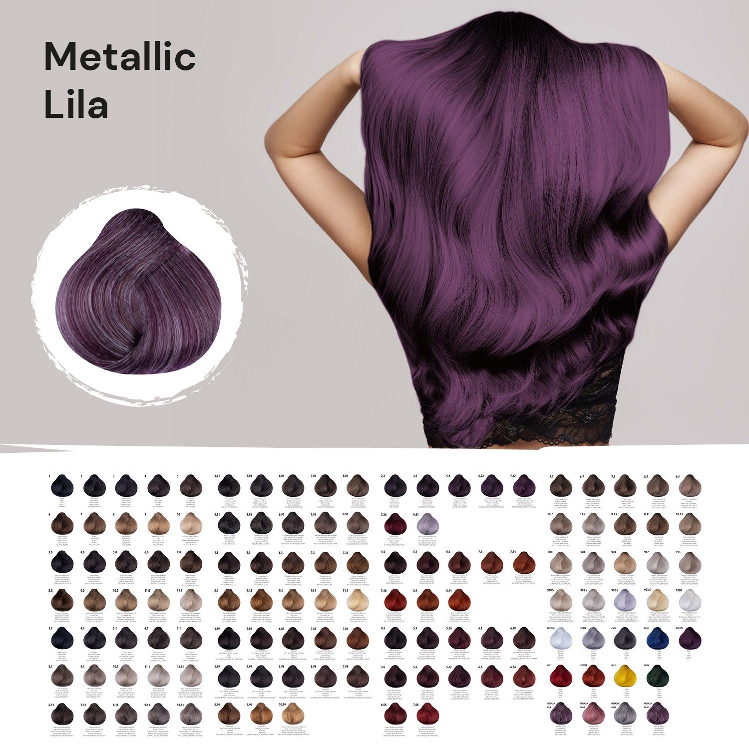 Femmas Premium Haarfarbe Femmas Hair Color, 1-tlg., Profi-Qualität