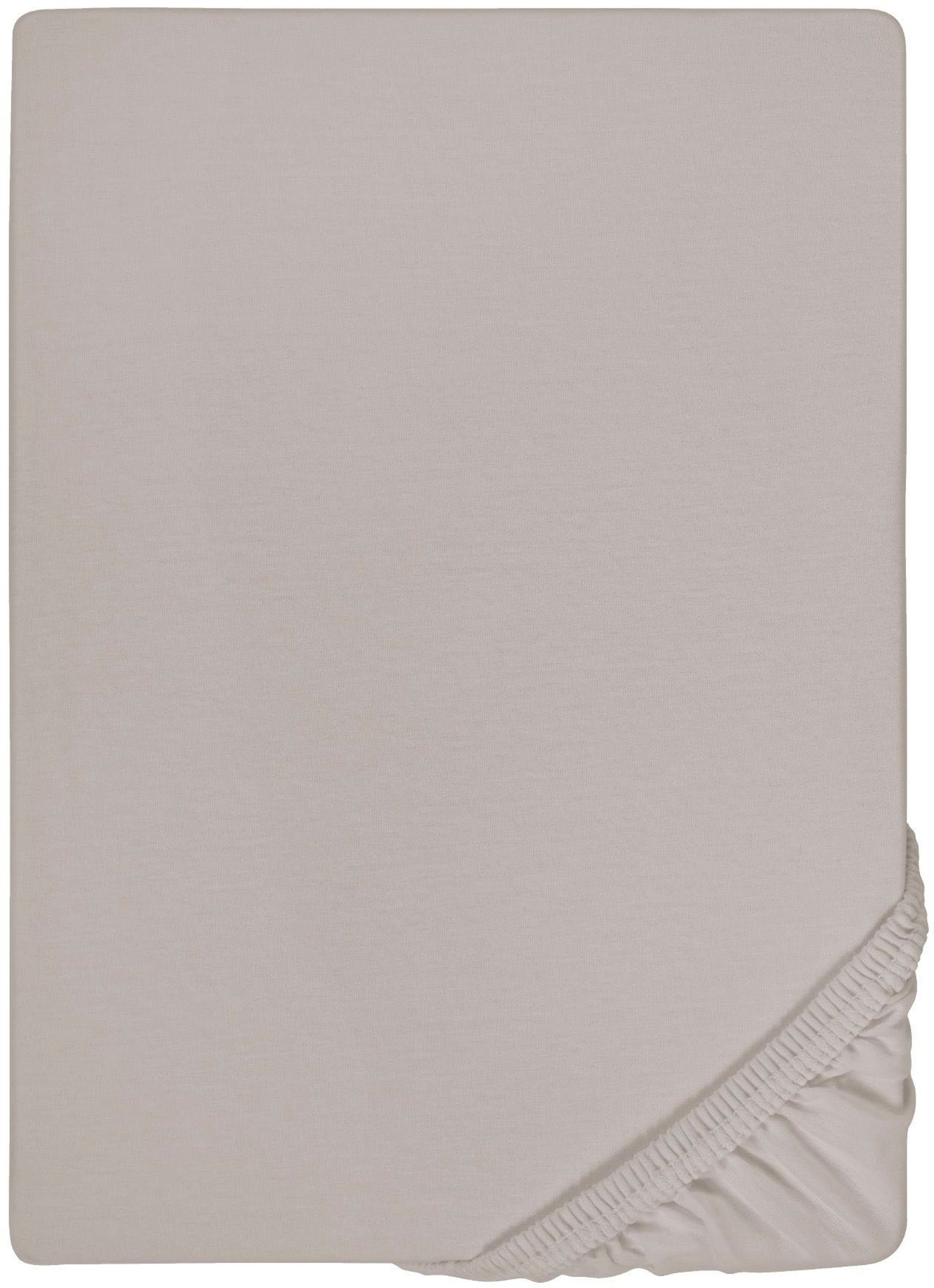 Biberna Spannbettlaken Conny, Jersey-Elasthan, Gummizug: rundum, (1 Stück), günstig online kaufen