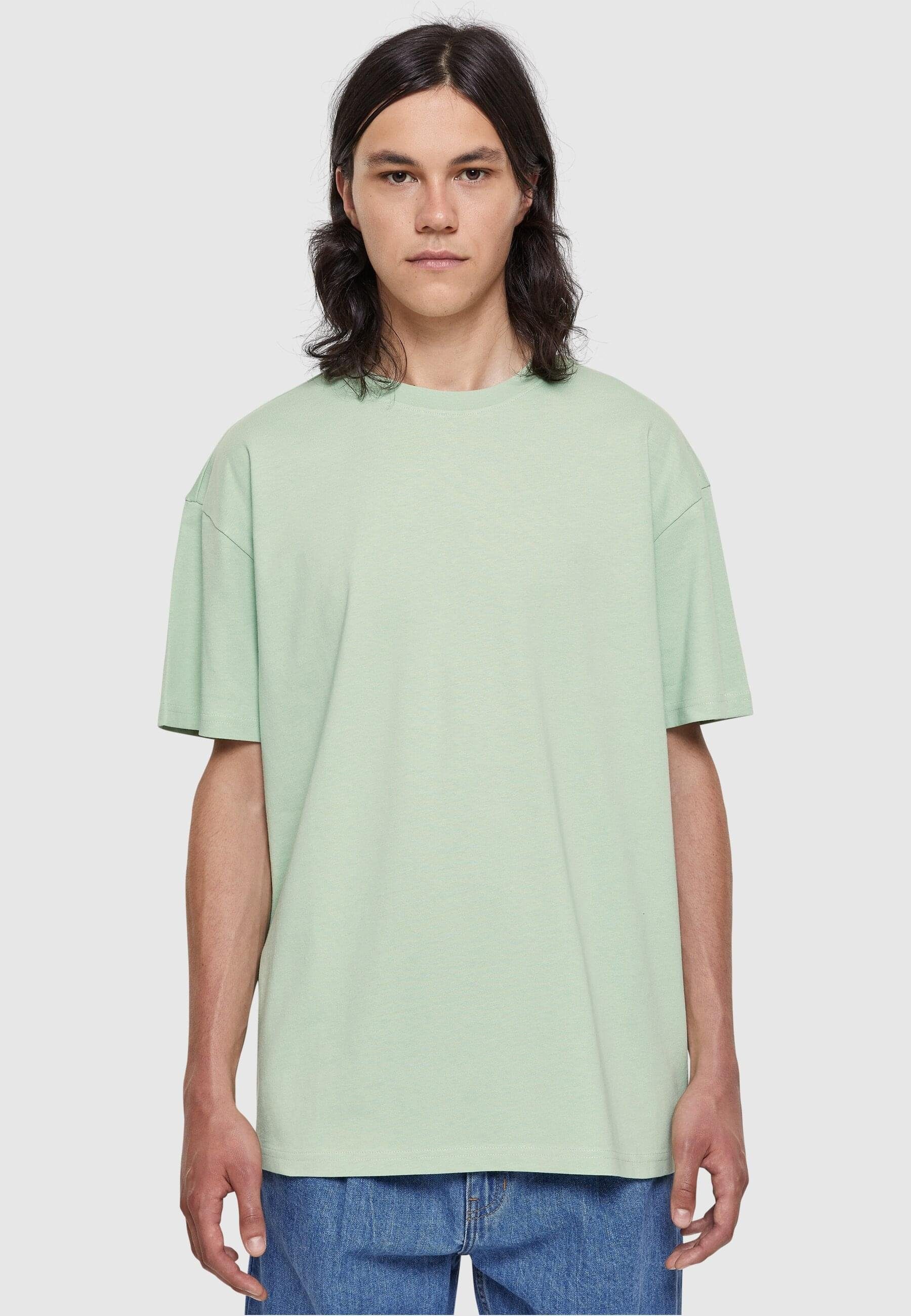 URBAN CLASSICS T-Shirt vintagegreen Heavy Herren (1-tlg) Oversized Tee