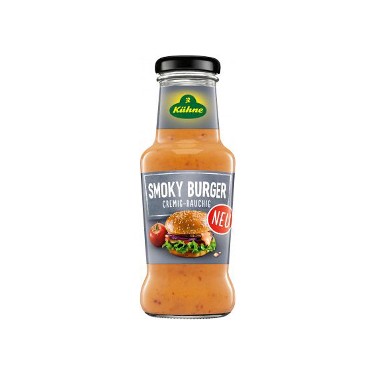 Kühne Saucen, Kühne Würzsauce Smoky Burger cremig rauchiger Geschmack 250ml