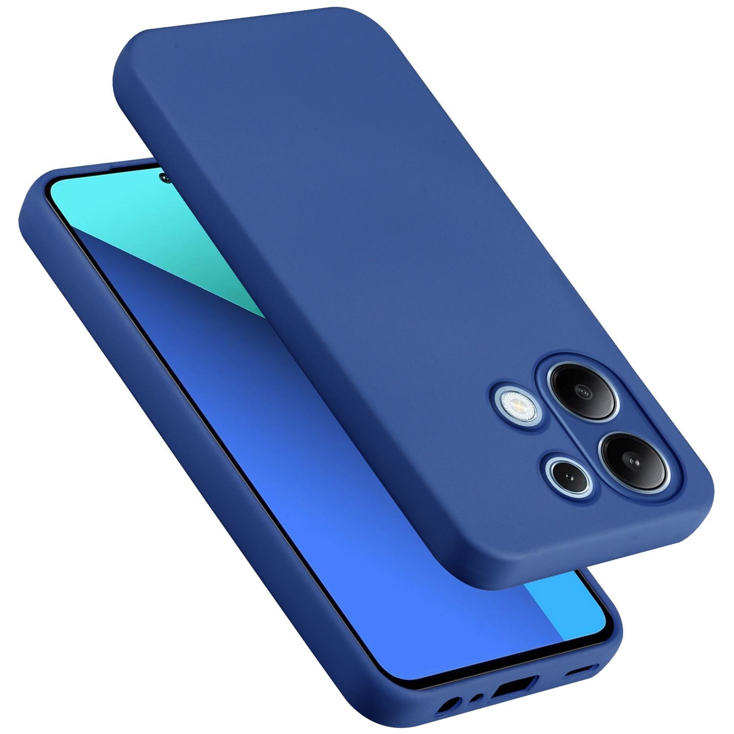 Cadorabo Handyhülle für Redmi Note 13 Hülle Redmi Note 13 4G, Flexible Hülle TPU Silikon Schutzhülle Back Cover Case