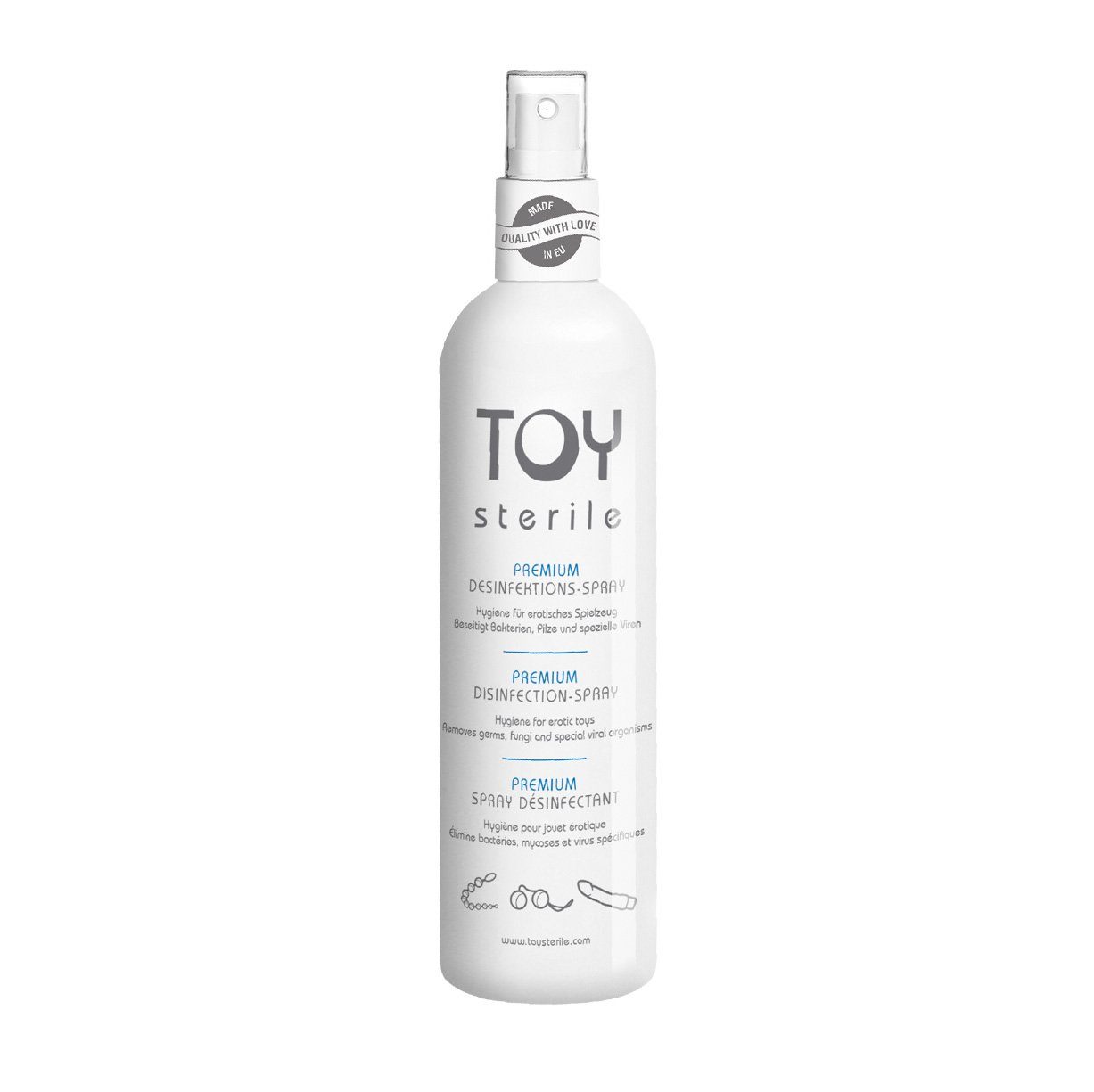 Gleitgel TOYsterile Premium Desinfektionsspray 300ml, Toycleaner, hygenisch