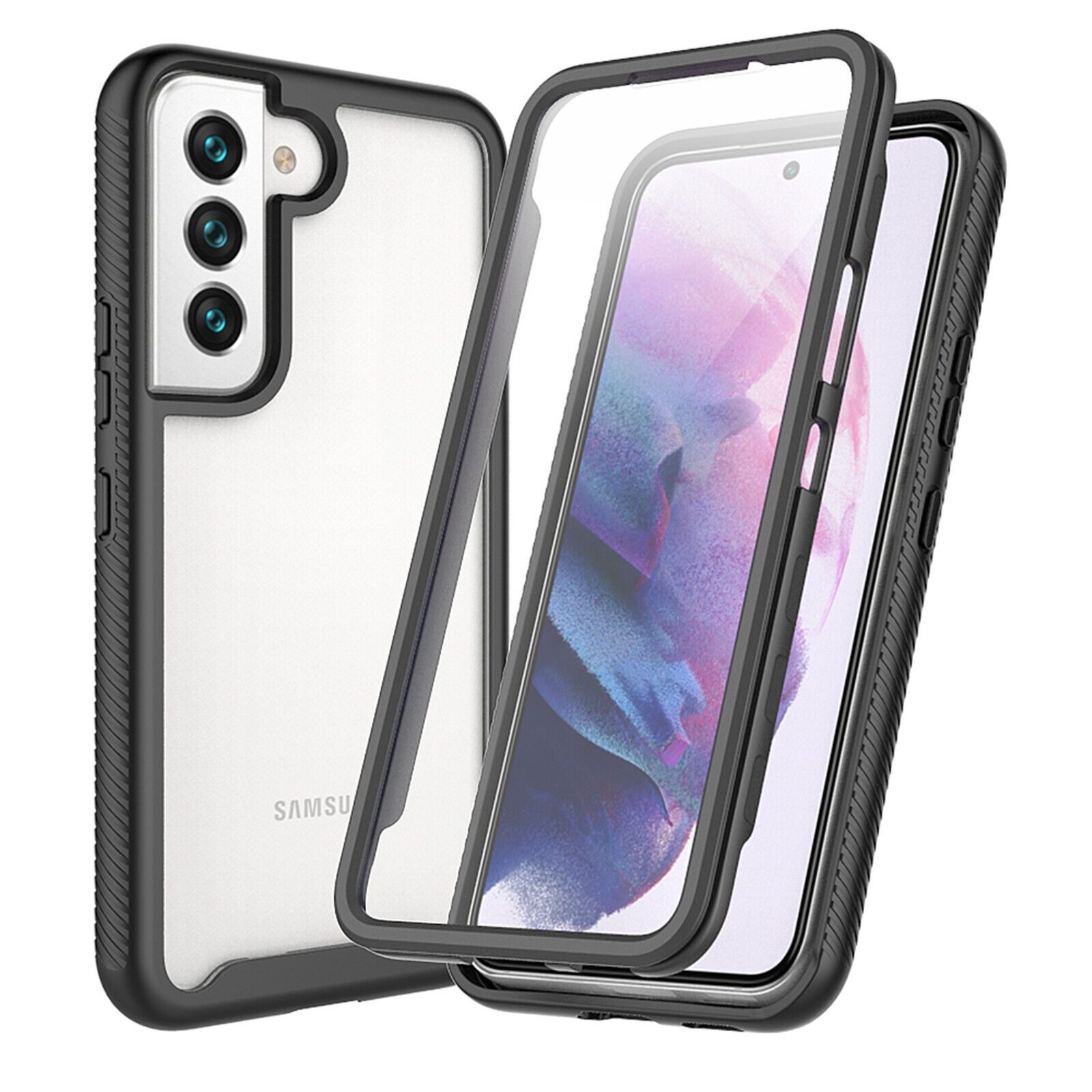 betterfon Handyhülle für Samsung Galaxy S22+ TPU Case mit 360° Rundumschutz Displayschutz