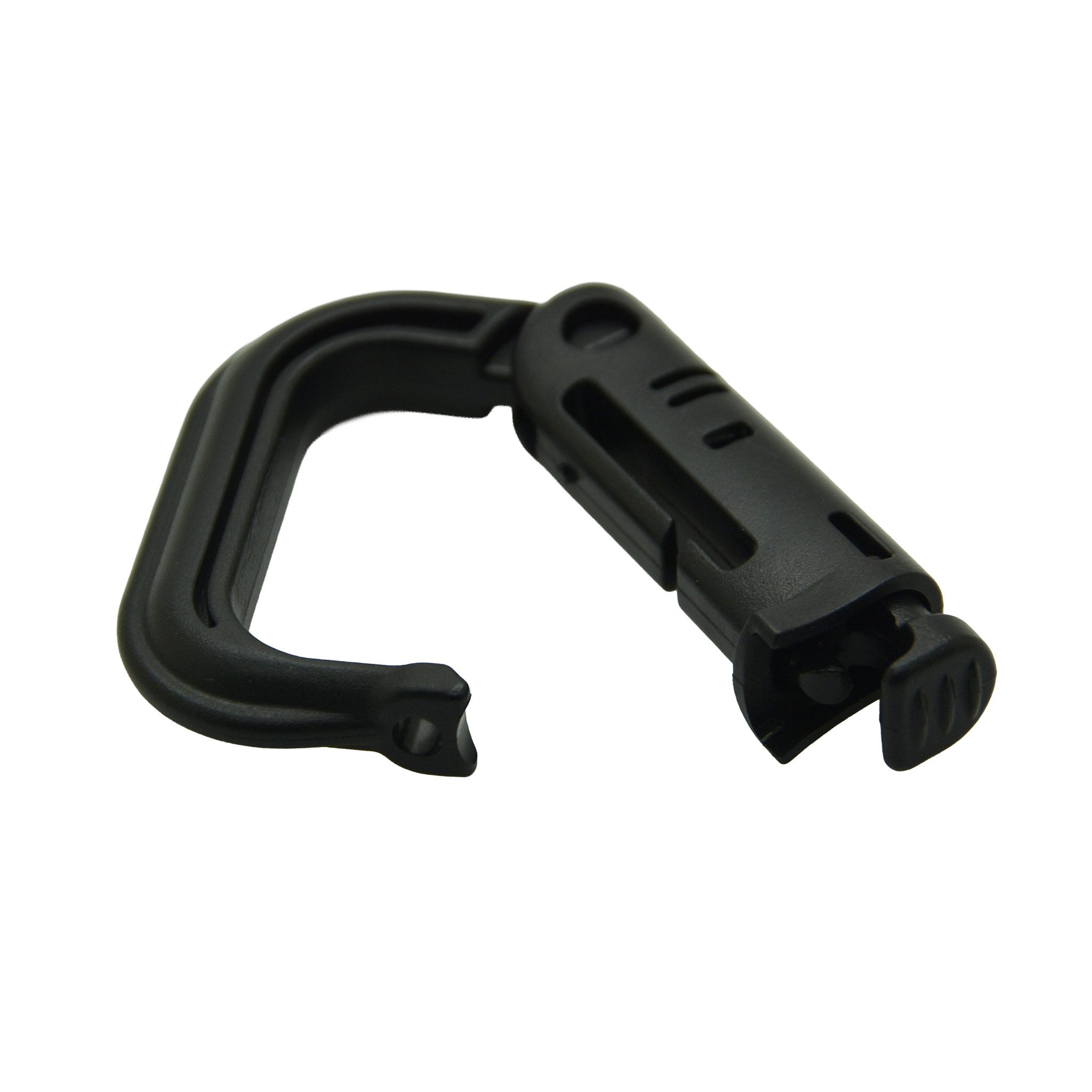 maDDma Karabiner 10 Kunstoff-Karabiner Grimloc Klappkarabiner Haken Molle-Karabiner, (10er Pack)