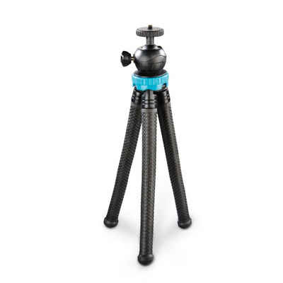 Hama Flex-Pro Flexibles Mini-Stativ 27cm Tripod Kamerastativ (Beine mit 360°-Biegung Smartphone-Halterung für Kamera Handy GoPro)