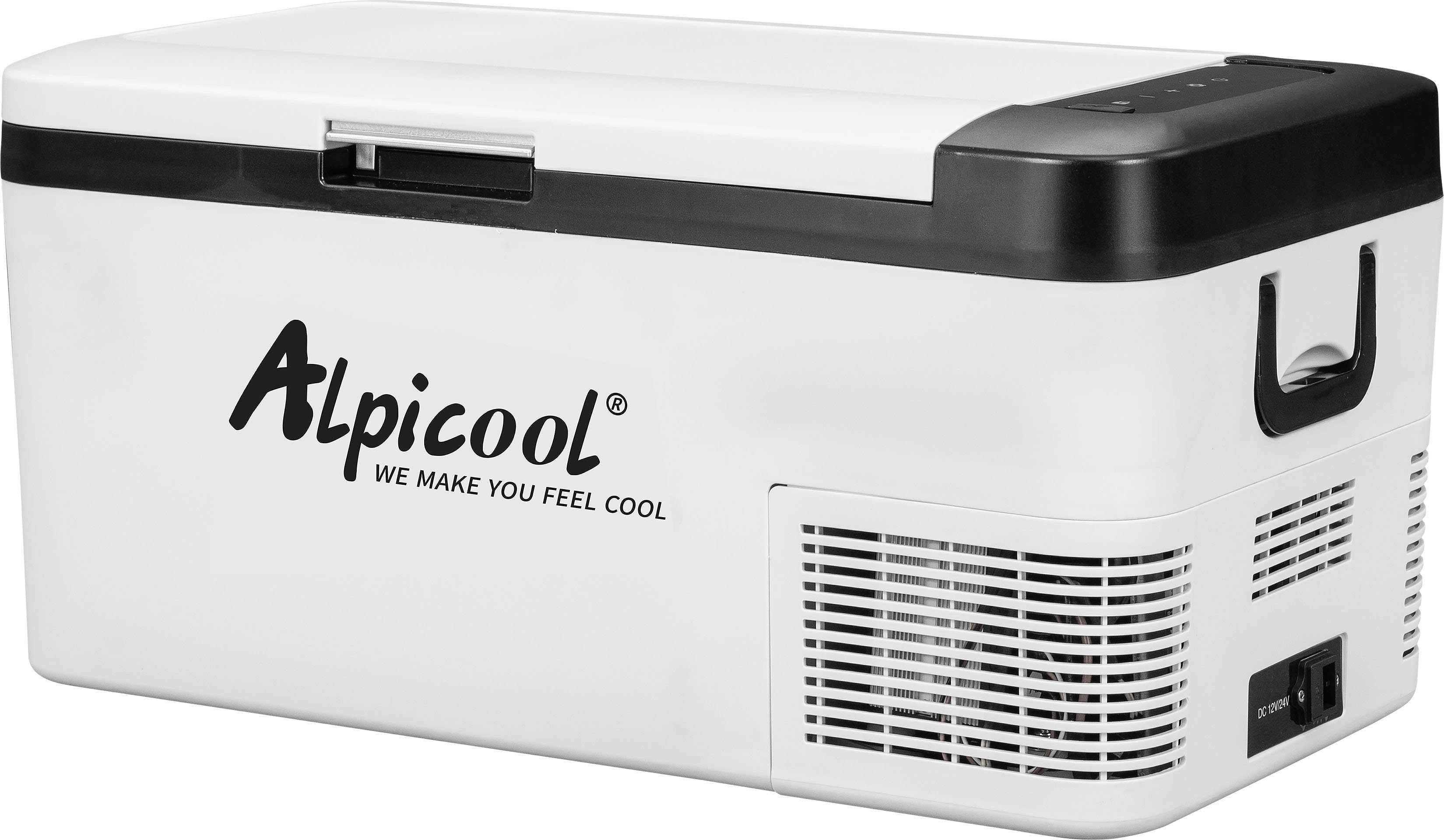 ALPICOOL Elektrische Kühlbox K18, 18 l, 18L Kompressor-Kühlbox, im Fahrzeug und zu Hause nutzbar | Kühlboxen