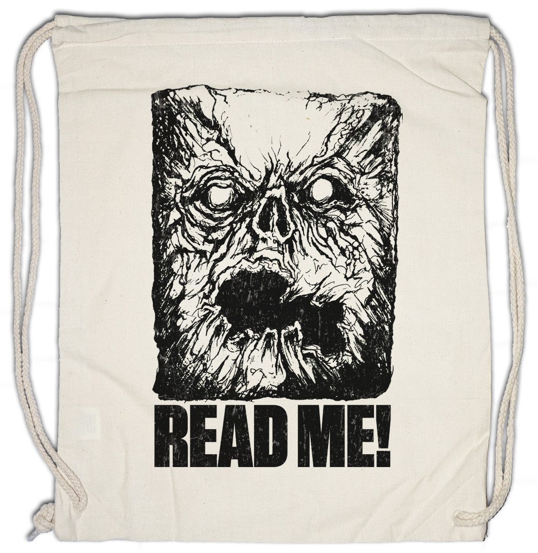 Urban Backwoods Turnbeutel Read Me Necronomicon Turnbeutel Satan Lovecraft Lucifer OTO 666 (1-tlg), Cthulhu Crowley Devil Book