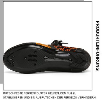 Daisred Herren Damen Rennradschuhe Atmungsaktiv Harte Sohle Fahrradschuh