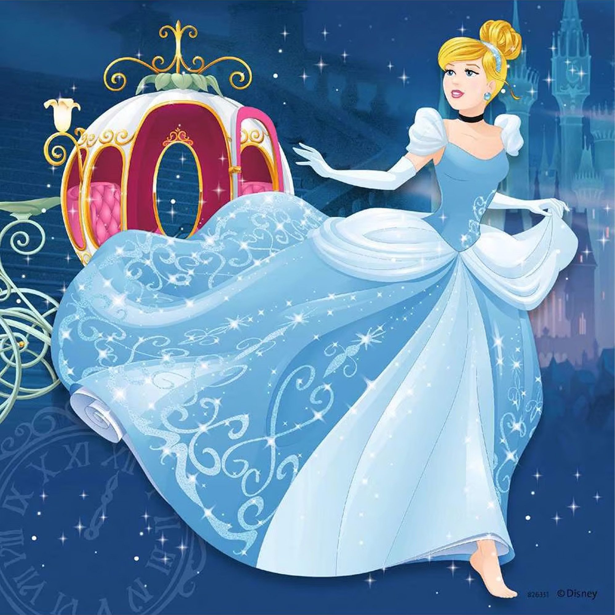 Ravensburger Puzzle Abenteuer der Prinzessinnen Kinderpuzzle (3x49 Teile) - Disney, 147 Puzzleteile