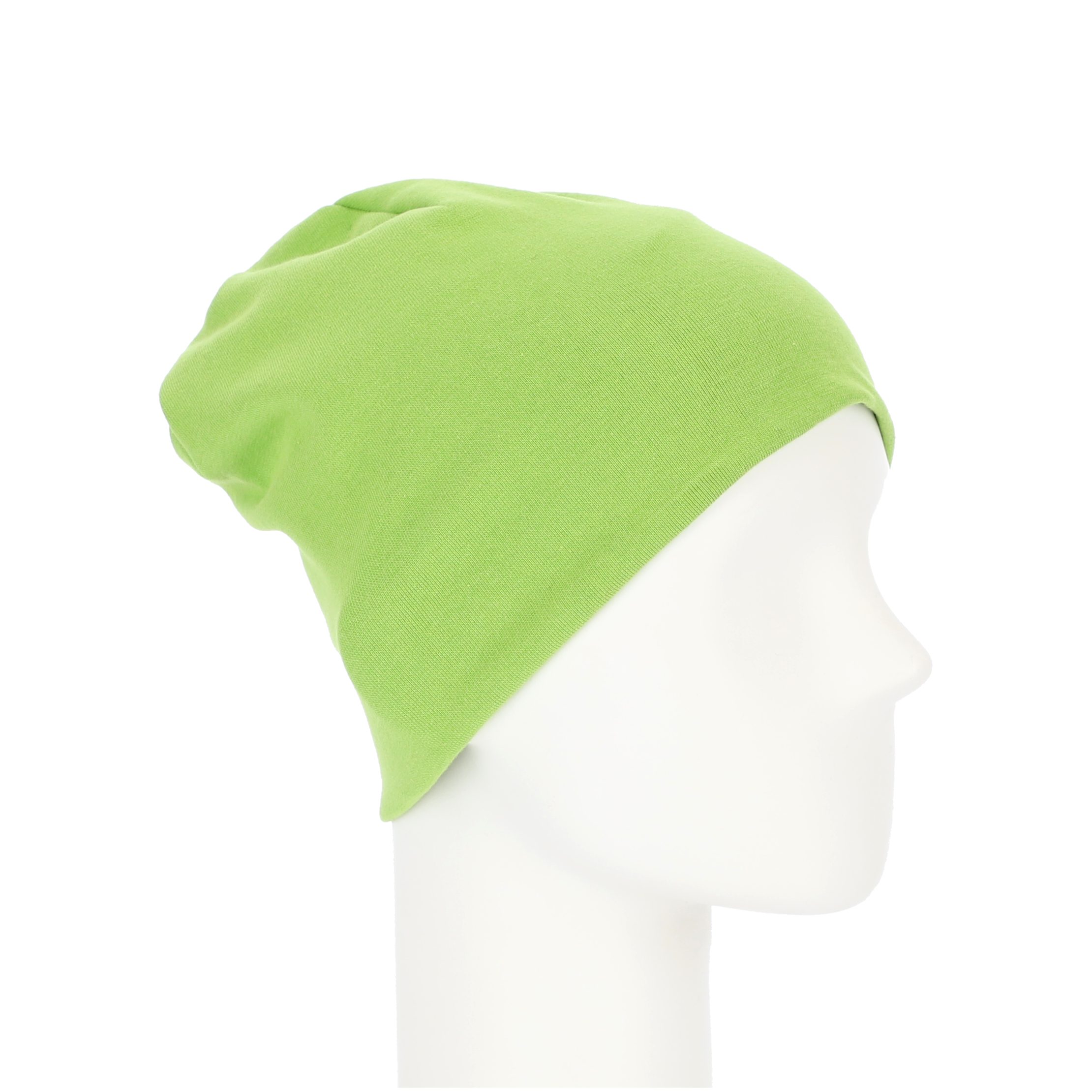 Bio-Baumwolle grün Uni-Mütze Accessoires aus halsüberkopf Jerseymütze