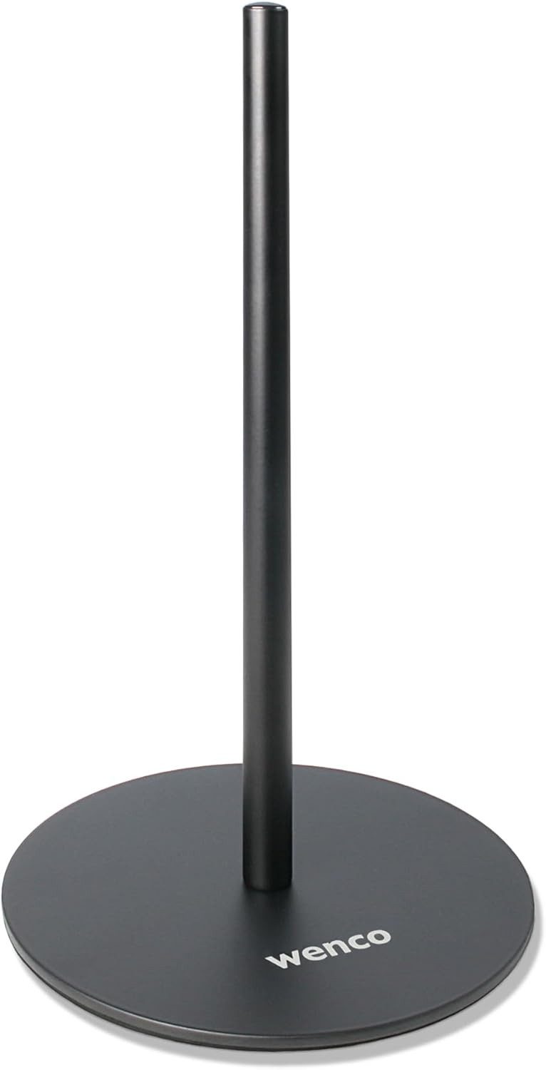 Wenco Küchenrollenhalter Schwarz Küchenpapier 31,5L x 17B cm, (1-St), Elegantes, modernes Design, Stabiles Stahlgestell