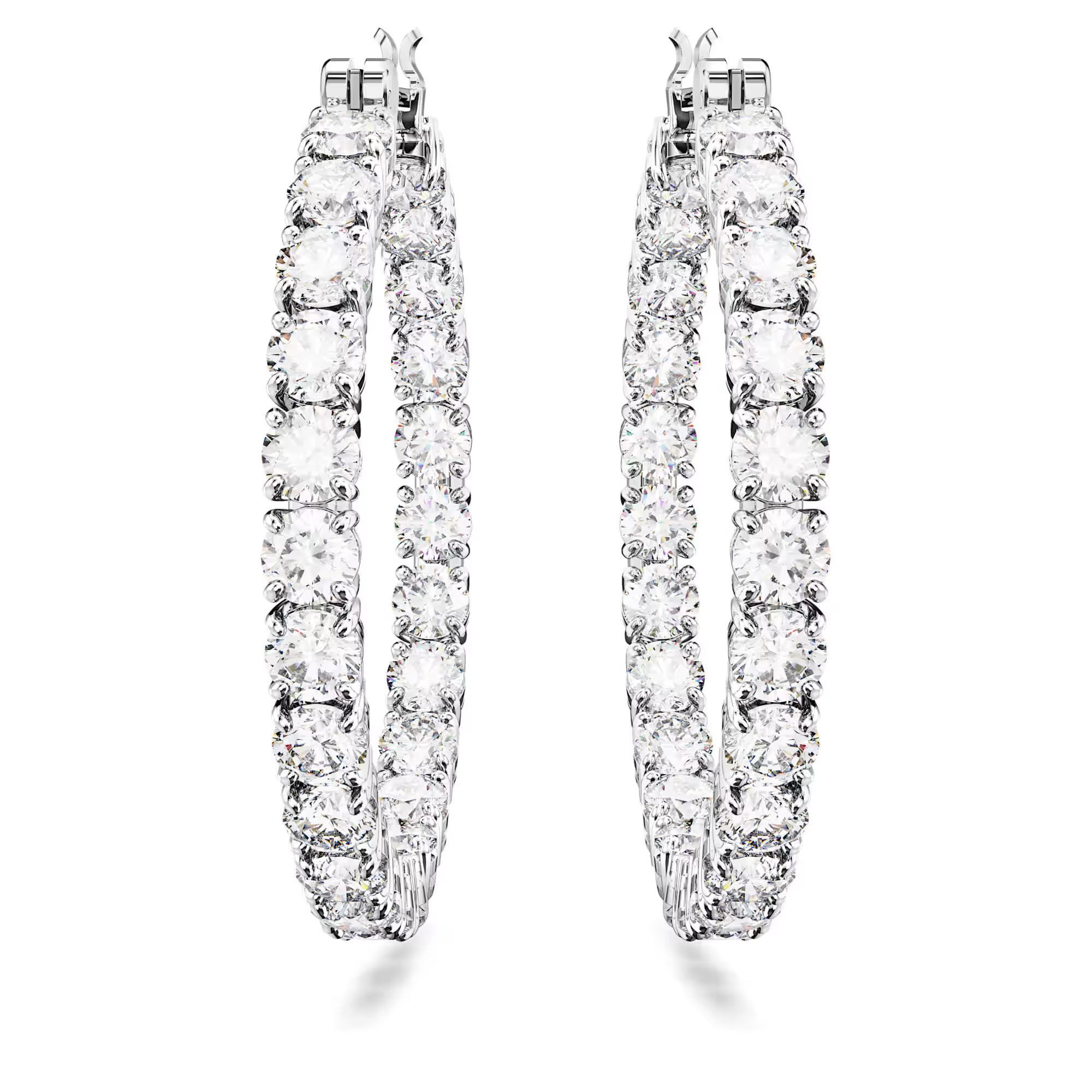 Swarovski Paar Creolen Matrix, mit Swarovski® günstig online kaufen