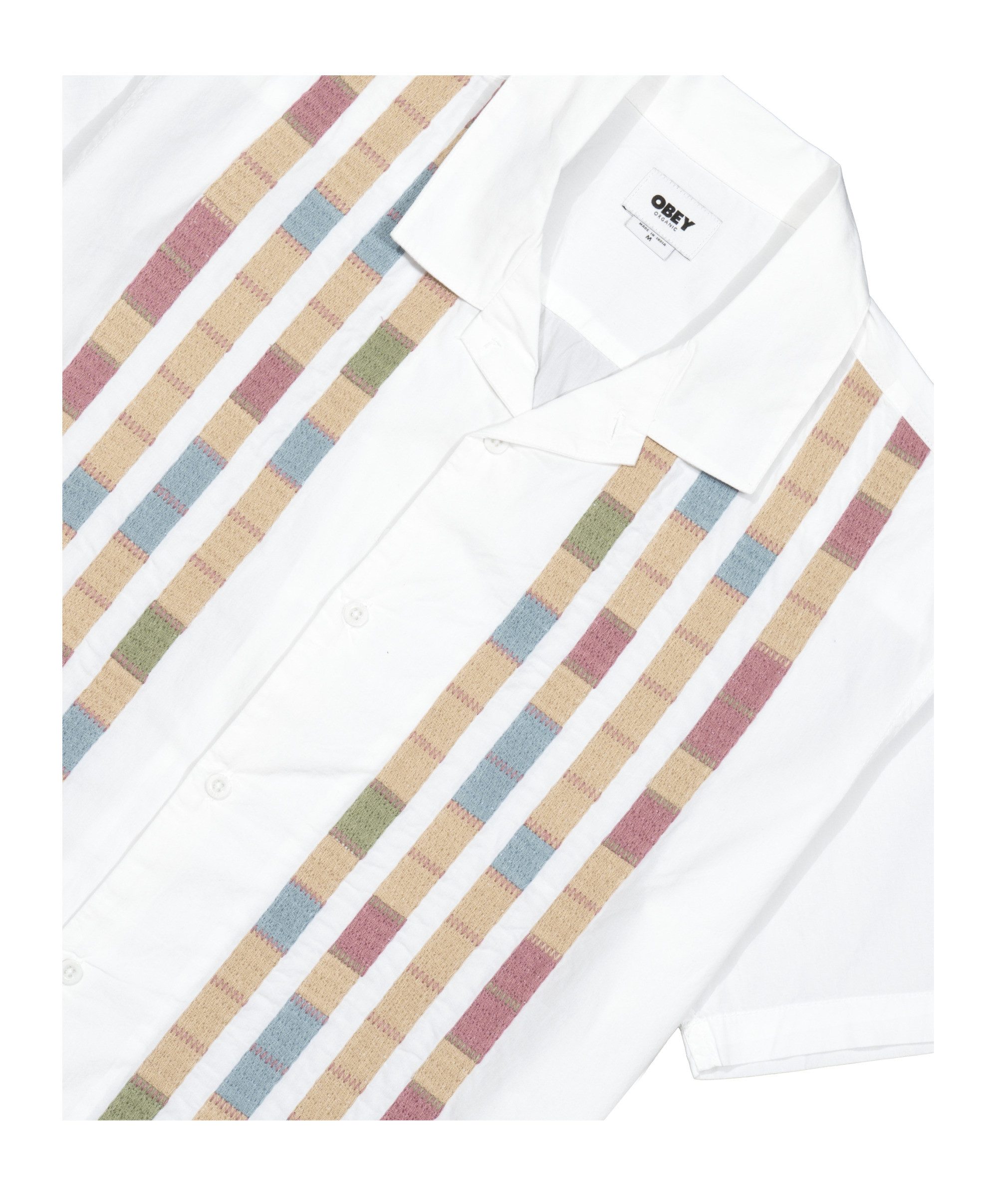 OBEY Langarmhemd Obey Jules Woven Hemd Kurzarm-Shirts Herren