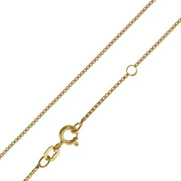 trendor Kette mit Anhänger Milagrosa Anhänger Gold 333 (8 Kt) mit Vergoldeter Silberkette