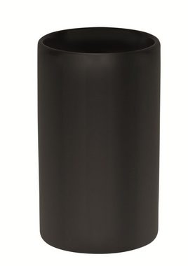 spirella Badaccessoires-Sets TUBE-MATT, Zubehör-Set aus hochwertiger Keramik, schwarz, elegante Matt-Optik, 5 tlg., bestehend aus: WC-Bürste, Seifenspender, 2x Zahnputzbecher, Seifenschale