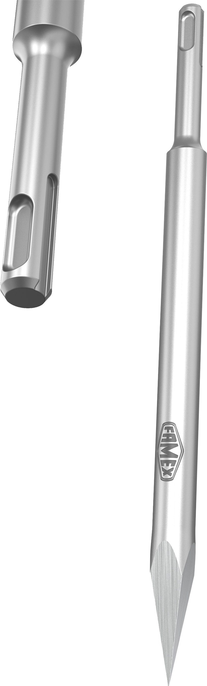 FAMEX Spitzmeißel 8326 SDS Plus Spitzmeißel, für SDS-Plus, (Spitzmeißel, 1-tlg) aus hochlegiertem Stahl