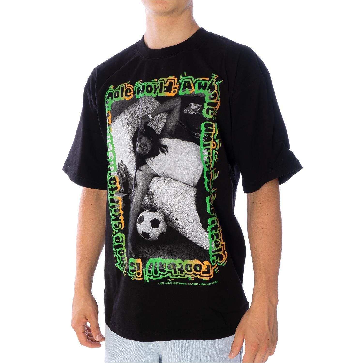 Market T-Shirt T-Shirt Market Bob Marley Soccer (1-tlg) Großer "Market" Logo-Print auf der Rückseite