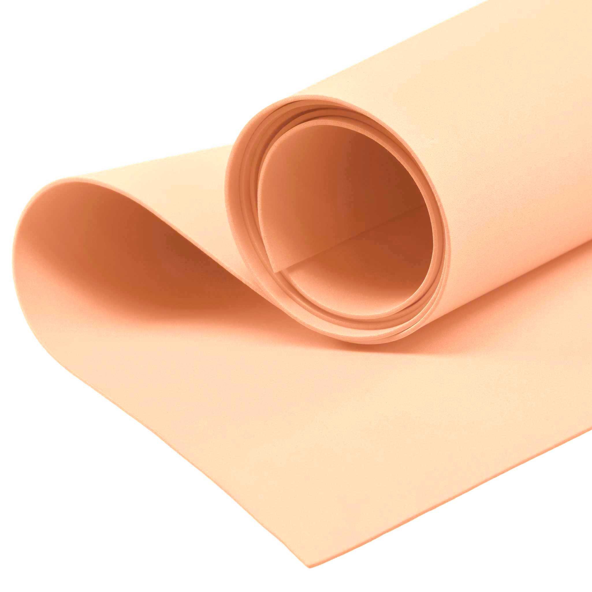 maDDma Moosgummi ab 0,5m Moosgummi 90cm breit Schaumgummi, creme