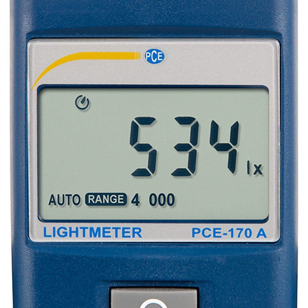 Helligkeitsmessgerät Beleuchtungsmesser PCE-170 PCE Instruments PCE Belichtungsmesser A Lichtmessgerät