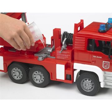Bruder® Spielzeug-Feuerwehr 02771 MAN-Feuerwehr, mit Drehleiter, Wasserpumpe, Licht und Sound, 1:16