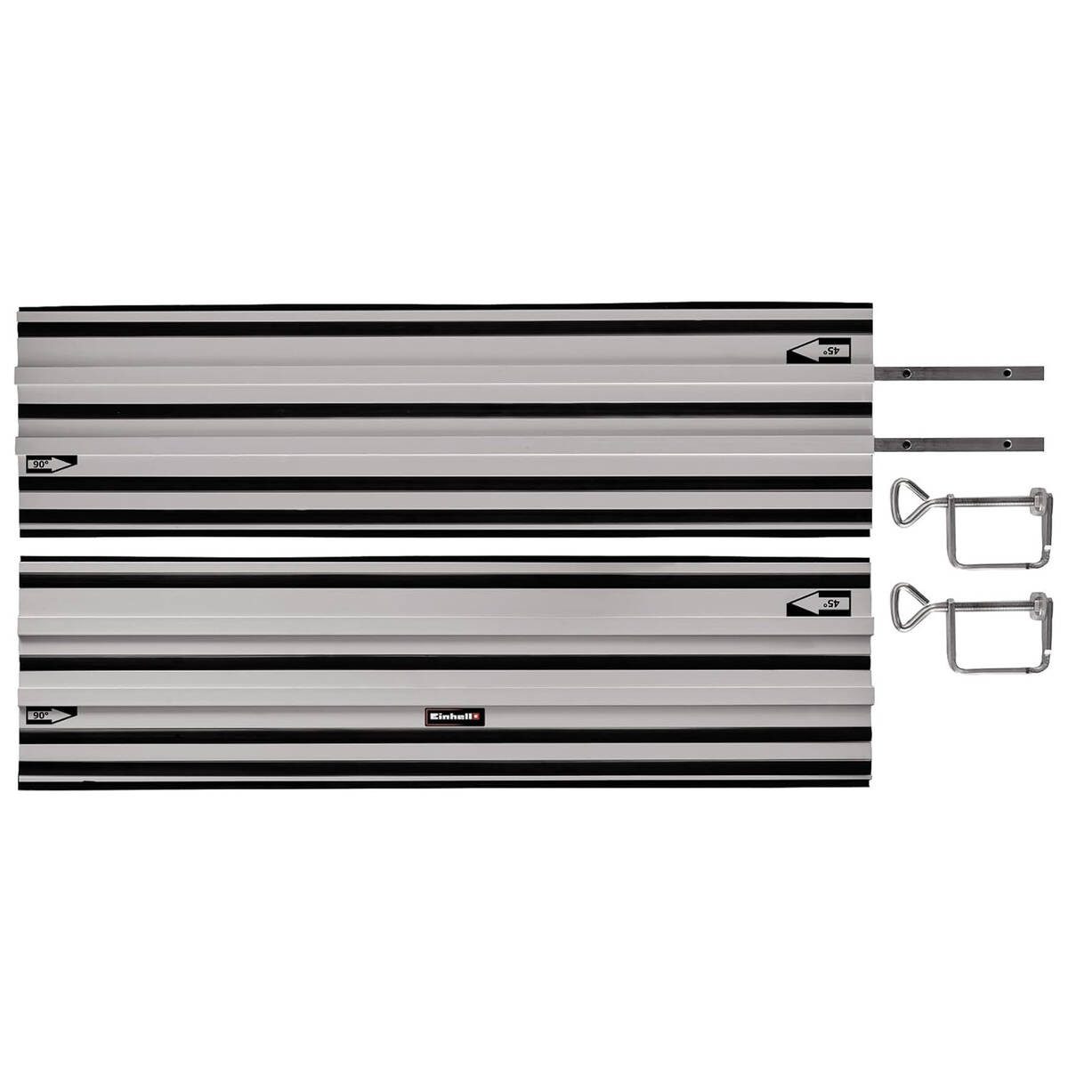 Einhell Maschinen-Führungsschiene 4502118, Kombi-Set, Zweiteilige Führungsschiene, Einhell,Tauchsäge,Handkreissäge,Anti-Rutsch