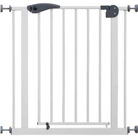 BabyGo Türschutzgitter Safety Gate, weiß, auch als Treppenschutzgitter verwendbar; Made in Europe