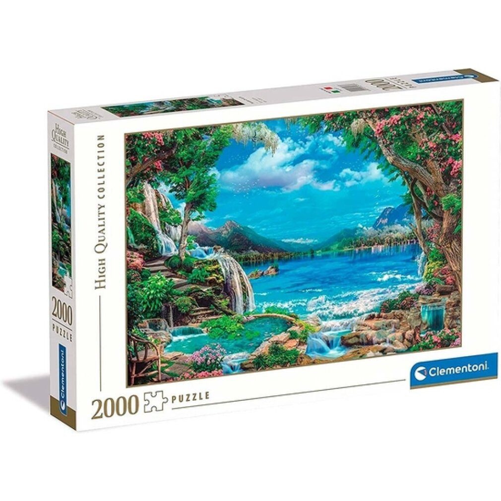 Clementoni® Puzzle CLEMENTONI Puzzle Paradies auf Erden 2000 Teile, Puzzleteile