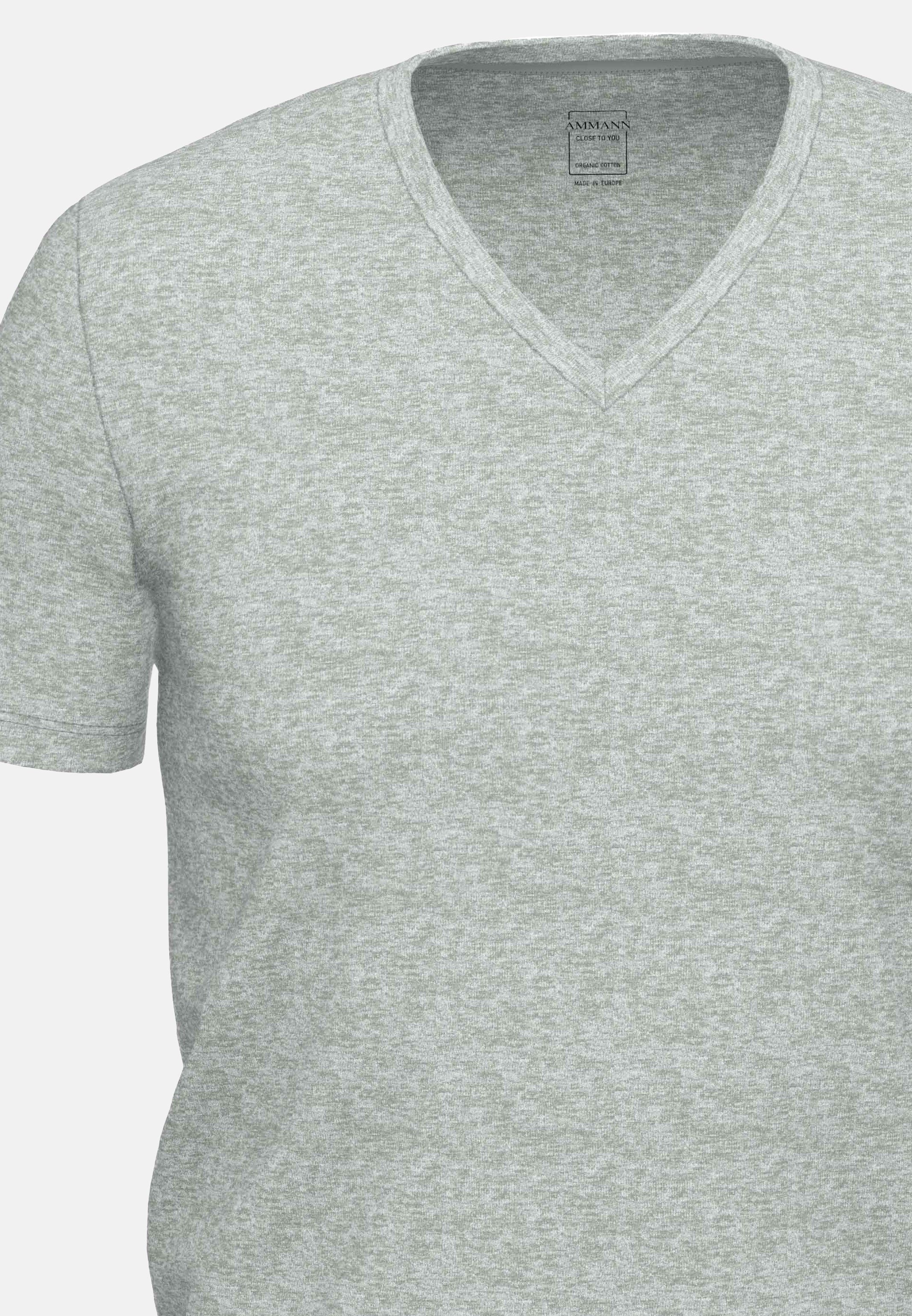 (1-St) Shirt Baumwolle to - you Close Ammann Cloud Atmungsaktiv Unterhemd Melange / Kurzarm Unterhemd -