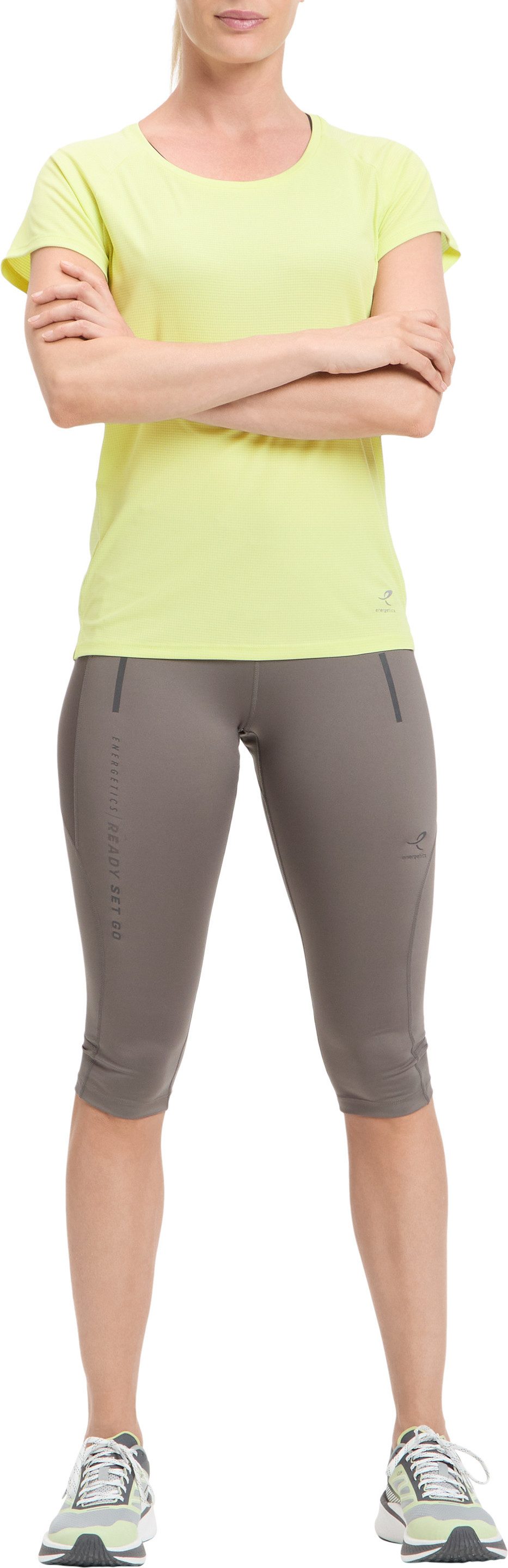 Energetics Laufshirt atmungsaktives Laufshirt, Kurzarm, mit Rundhalsausschnitt, Loose Fit