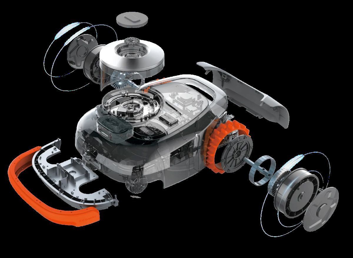 Segway robotic lawnmower Navimow H3000E-VF, for lawns up to 3000 m²