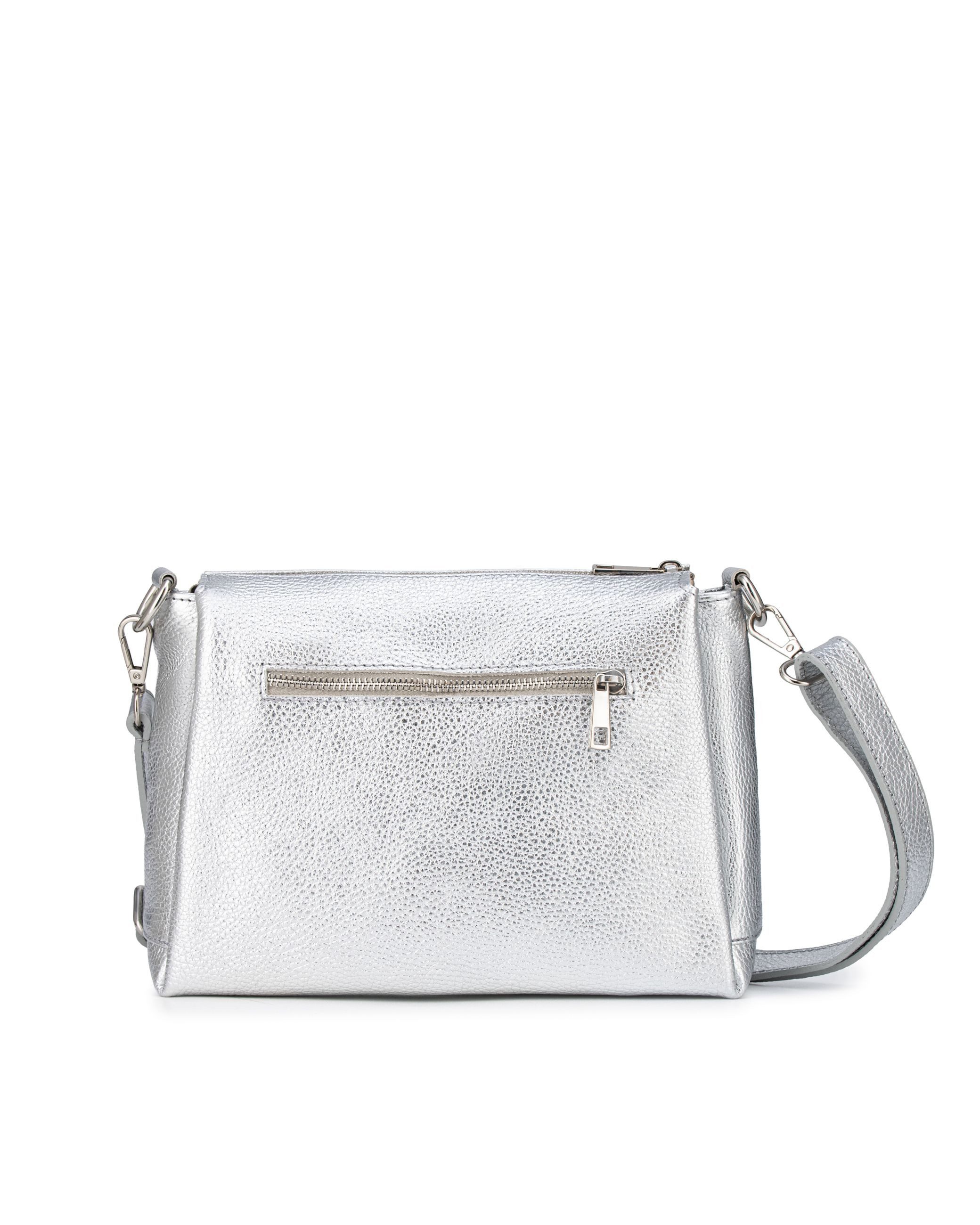 Caspar Umhängetasche Klassische Leder Damen Crossbody Tasche -PREMIUM LINE- Modell No.859, elegant, robust & unempfindlich - 100% Echtleder - Handmade in Italy