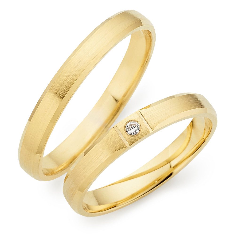 Phönix Trauring Schmuck Partnerring Ehering Verlobungsring Freundschaftsring, Made in Germany - wahlweise mit oder ohne Brillant