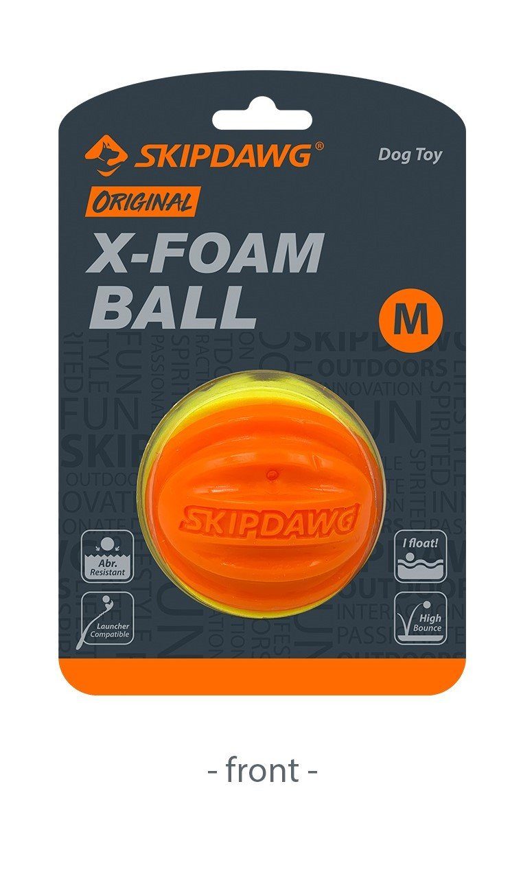 TPR gut, aus Ballschleuder gut springt Tierball robust, für Ball, sehr Skipdawg X-Foam