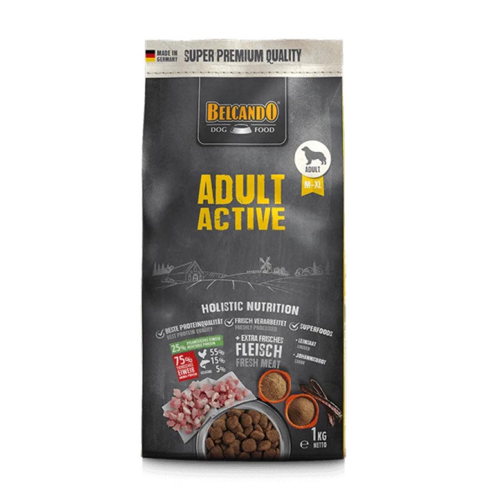 Belcando Adult Active - hochwertiges Trockenfutter für sehr aktive Hunde