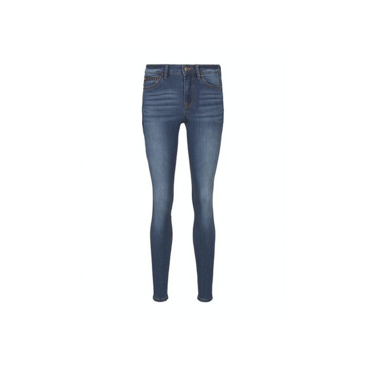 TOM TAILOR Skinny-fit-Jeans uni regular (1-tlg), Modisch und modern | Schlupfjeans