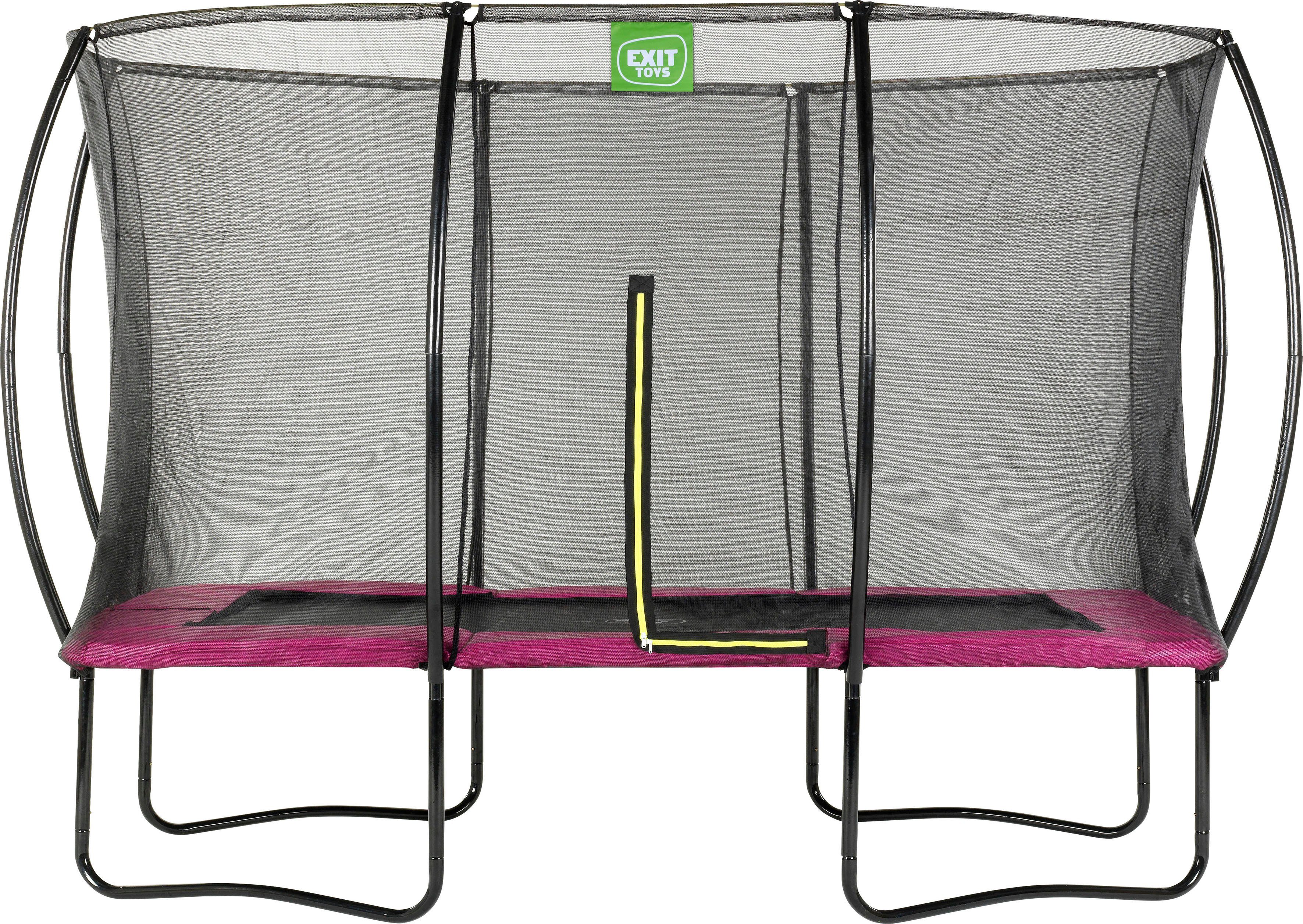 EXIT Gartentrampolin Silhouette, mit Sicherheitsnetz