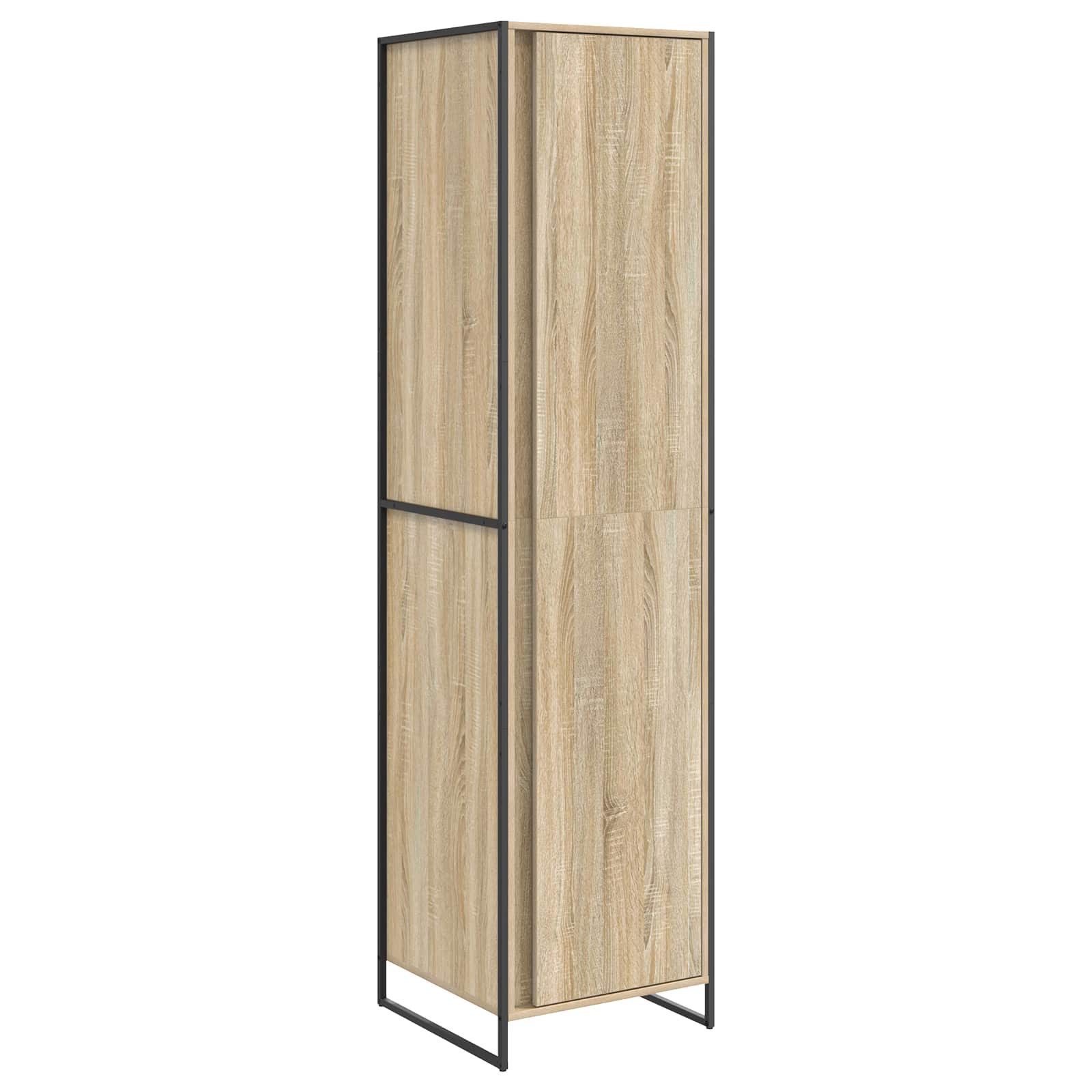 vidaXL Kleiderschrank Warderobe Sonoma 50 x 50 x 200 cm Holzwerkstoff (1-St)