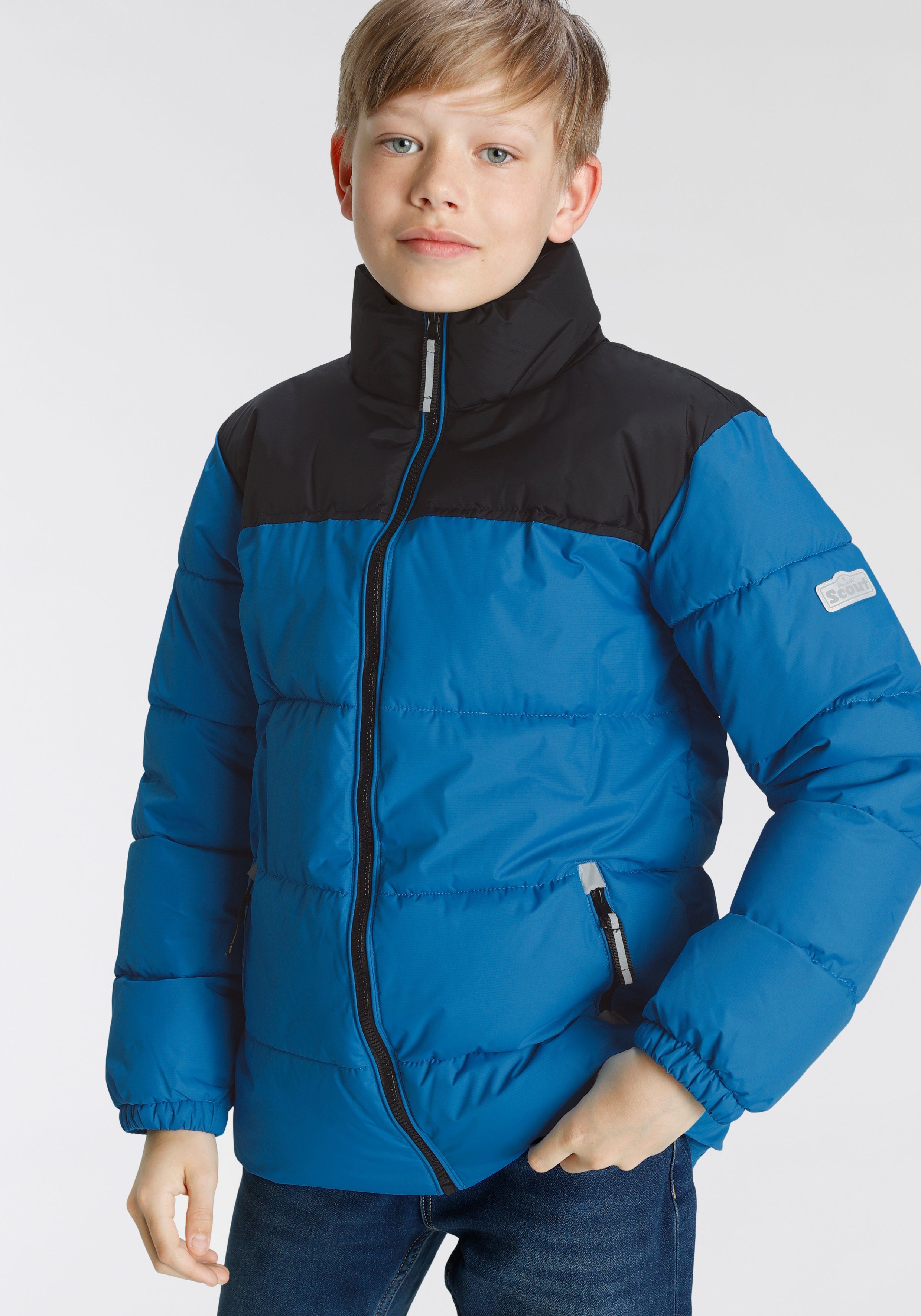 Color-Blocking Steppjacke PUFFER mit Scout
