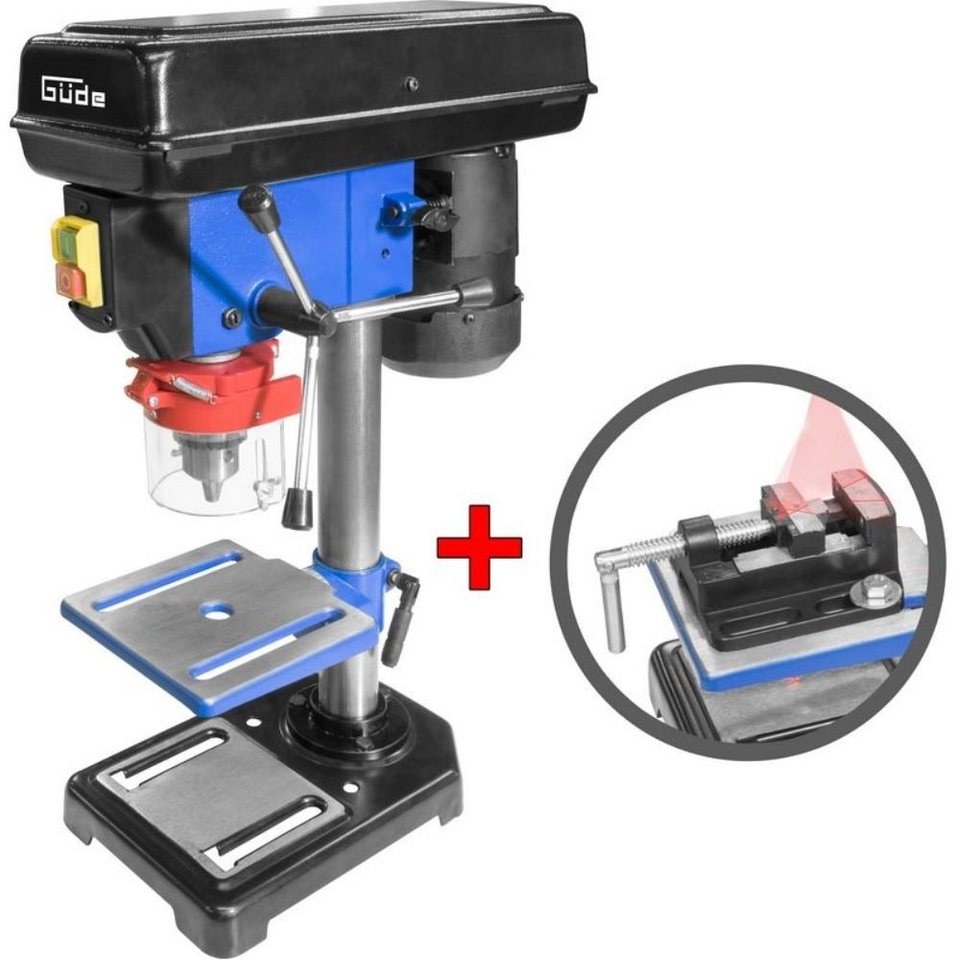 Güde Tischbohrmaschine Tischbohrmaschine GTB16 mit Laser & Schraubstock