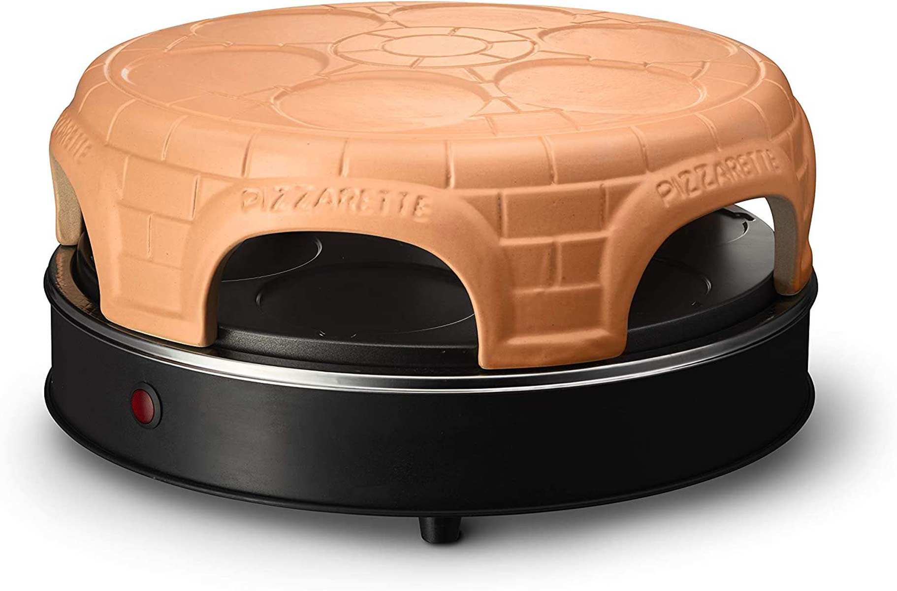 Emerio Standgrill Pizza-Ofen, PIZZARETTE PO-115848.1 für 6 Personen Mini-Pizza, 1500 W