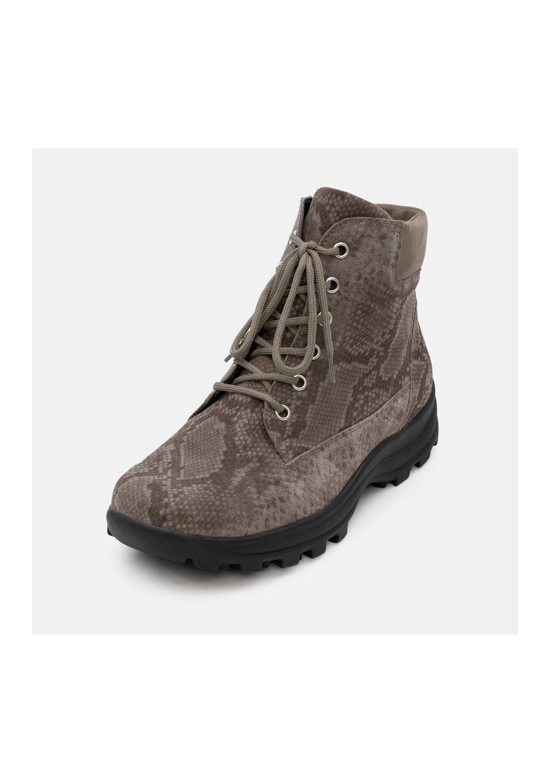 Damenschuhe Stiefelette Velourleder Trekkingschuh