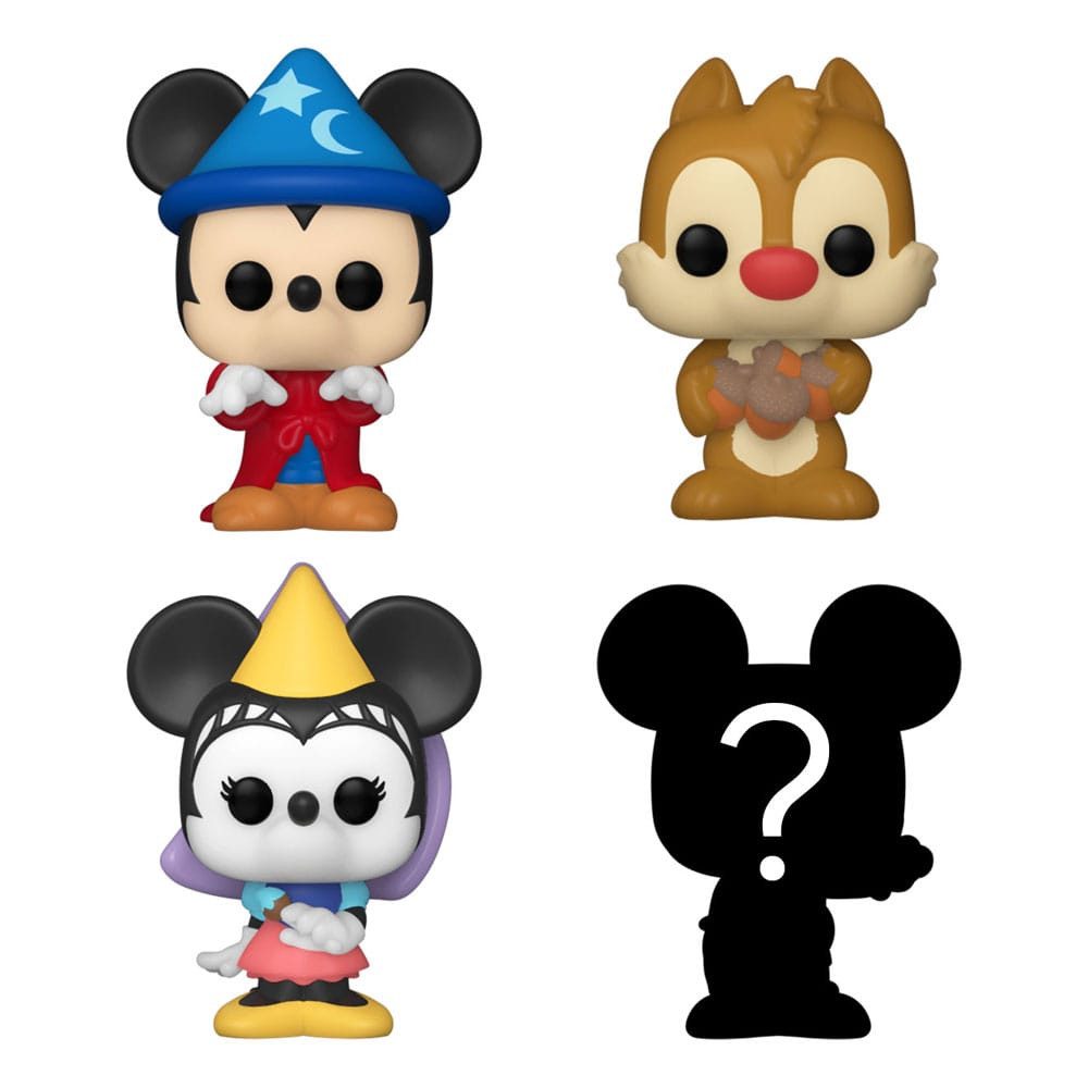 Funko Merchandise-Figur Disney Bitty POP! Vinyl Figuren 4er-Pack Sorcerer Mickey 2,5 cm