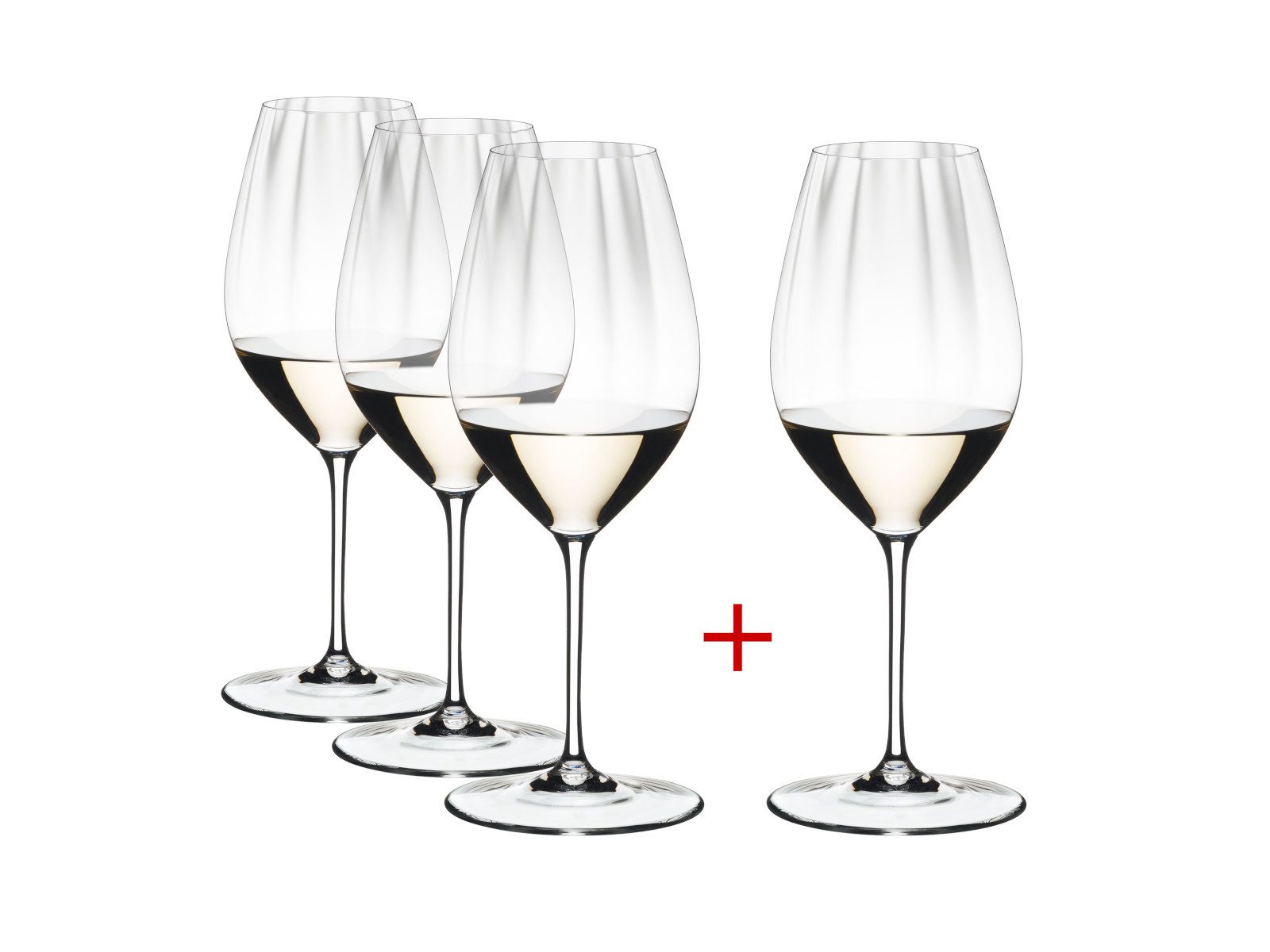 RIEDEL THE WINE GLASS COMPANY Weißweinglas Performance Riesling 4er Set, Kristallglas