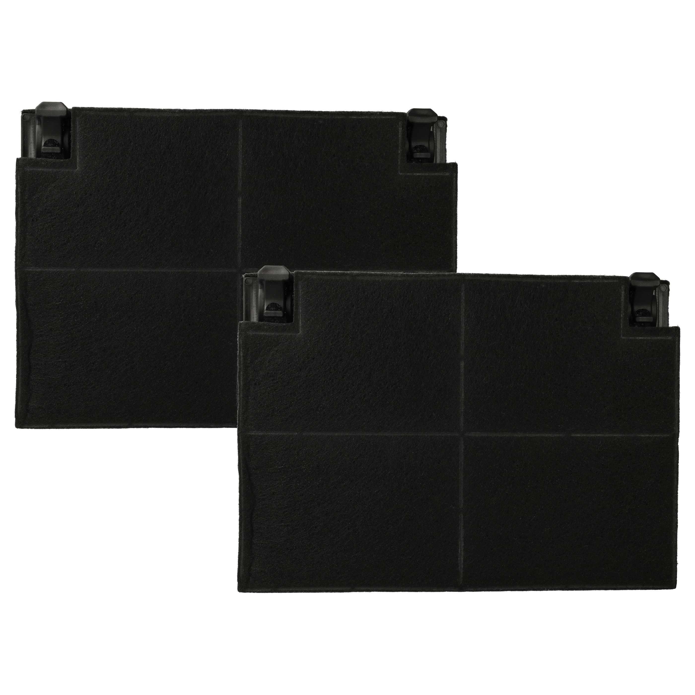 vhbw Aktivkohlefilter passend für Zanussi ZHP637X, ZHP625W1, ZHP615X, ZHP631G, ZHP615WM, Zubehör für Zanussi ZHP637X ZHP625W1 ZHP615X ZHP631G ZHP615WM