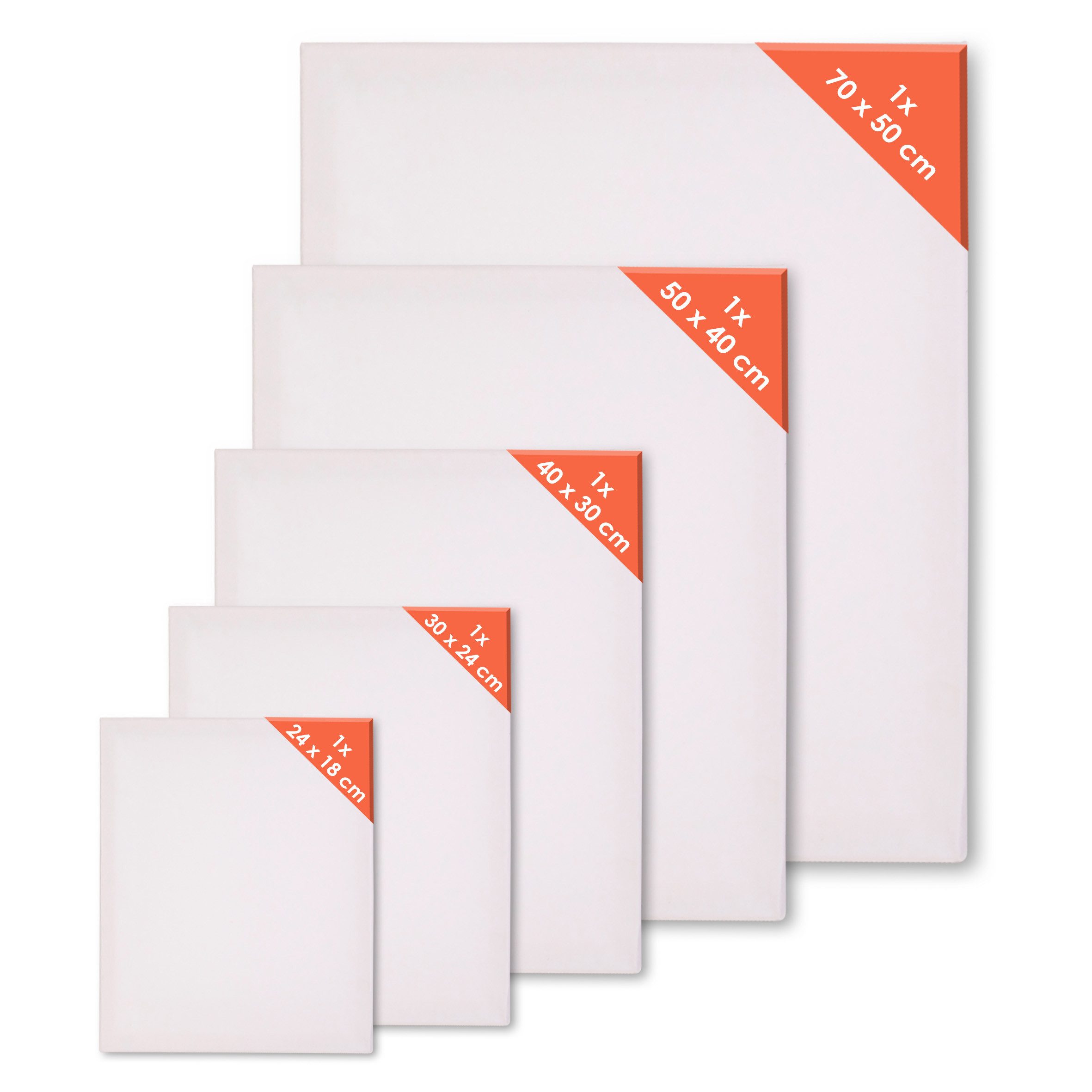 Spetebo Keilrahmen Kunstleinwand grundiertem Leinentuch, geeignet für Öl- und Acrylfarben