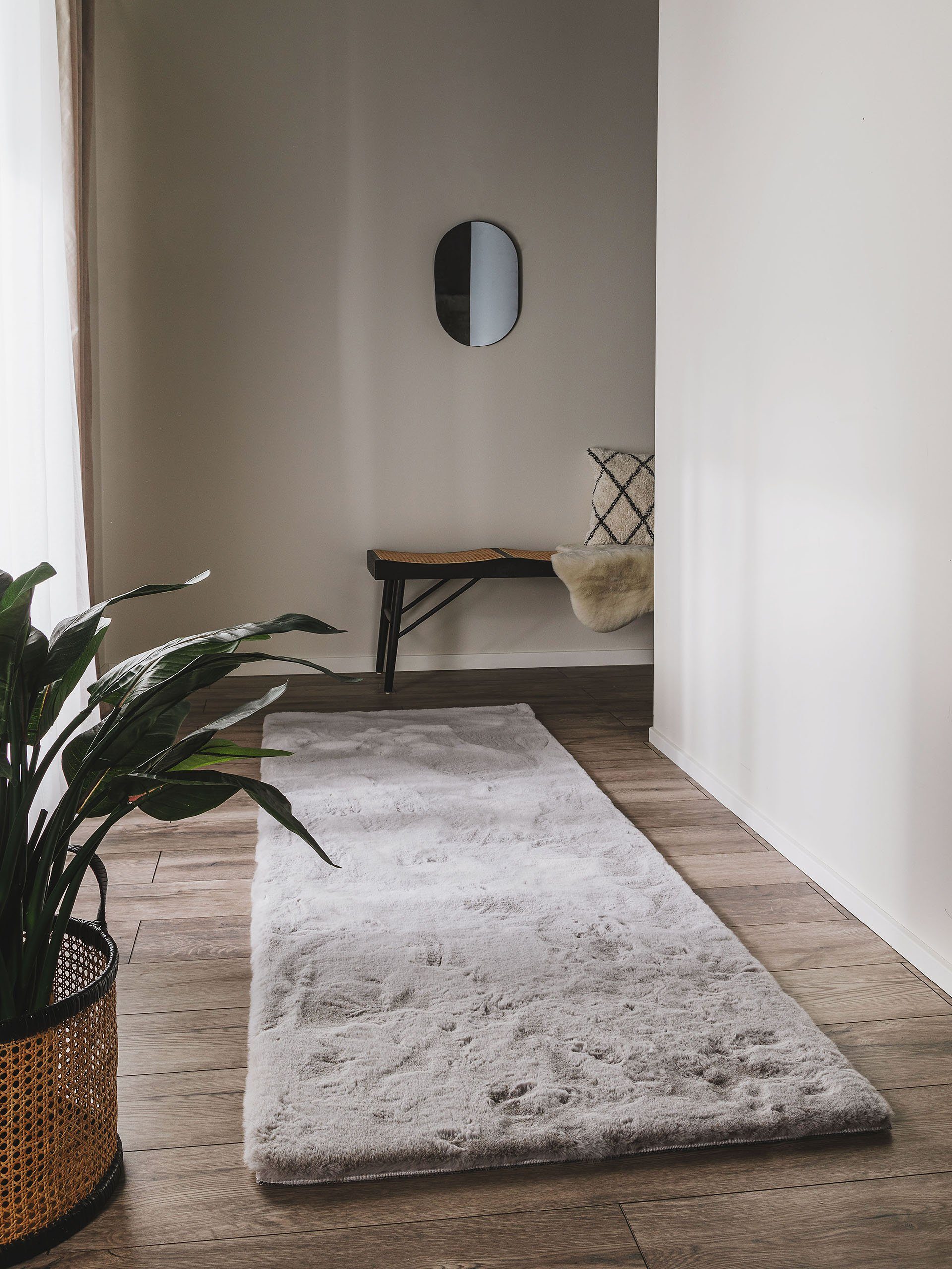 benuta Fellteppich Dave, rechteckig, Höhe: 21 mm, Kunstfaser, Berber, Ethno günstig online kaufen