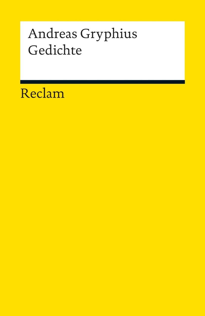 Schulbuch Gedichte Gryphius, Andreas – Deutsch-Lektüre, Deutsche Klassiker der L Andreas Gryphius