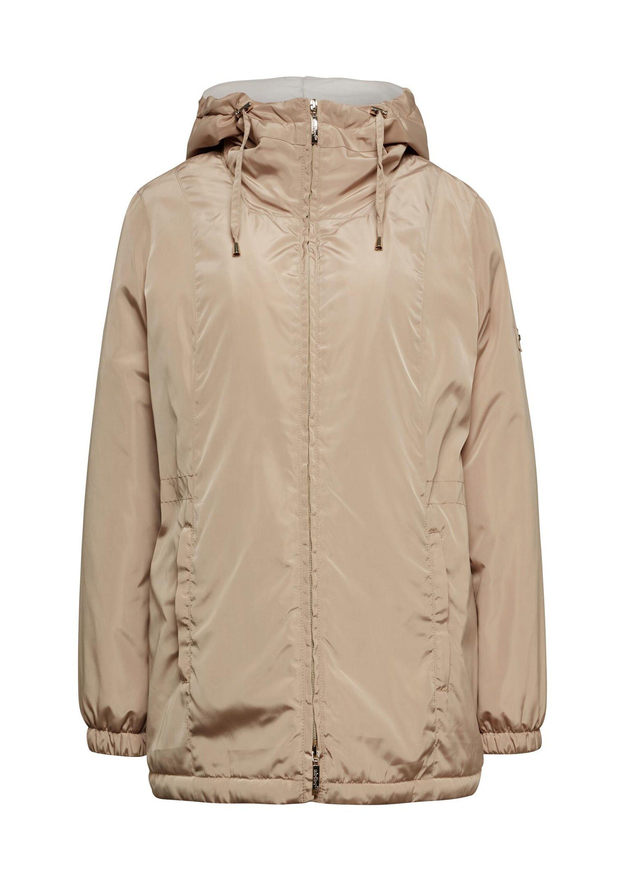 Allwetterjacke Wattierte Freizeitjacke mit Kapuze