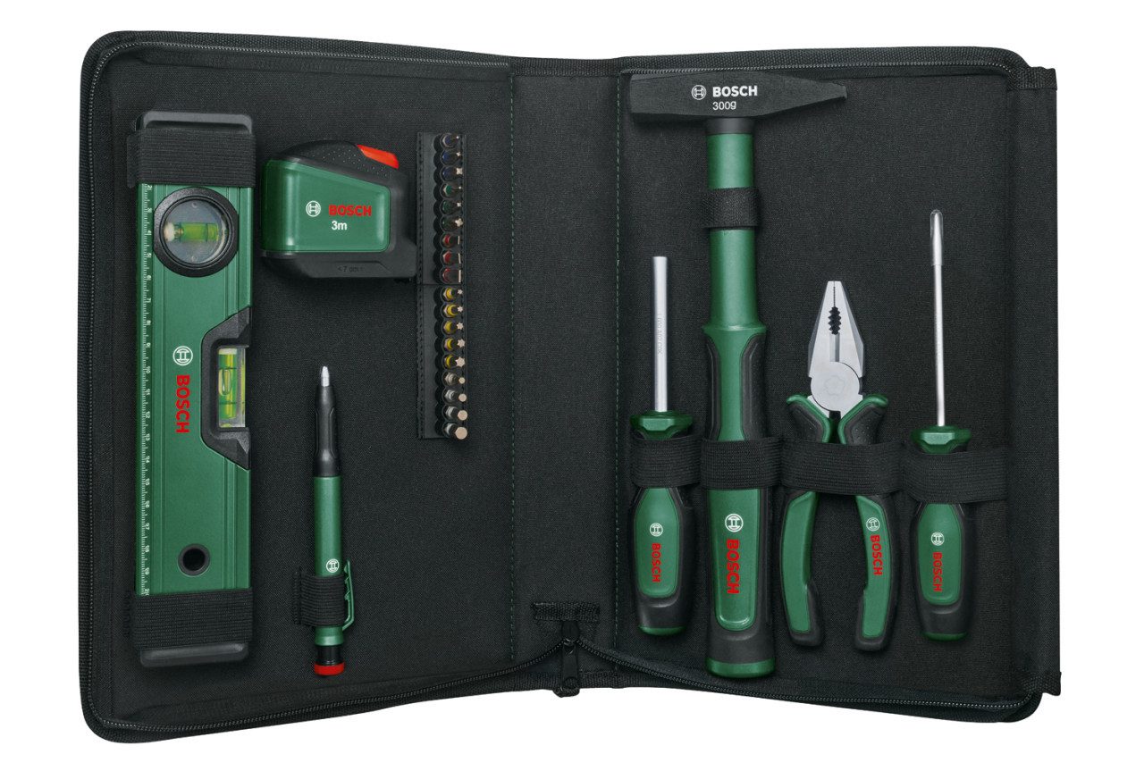BOSCH Werkzeugset Bosch DIY Handwerkzeug-Set 25-teilig Universal