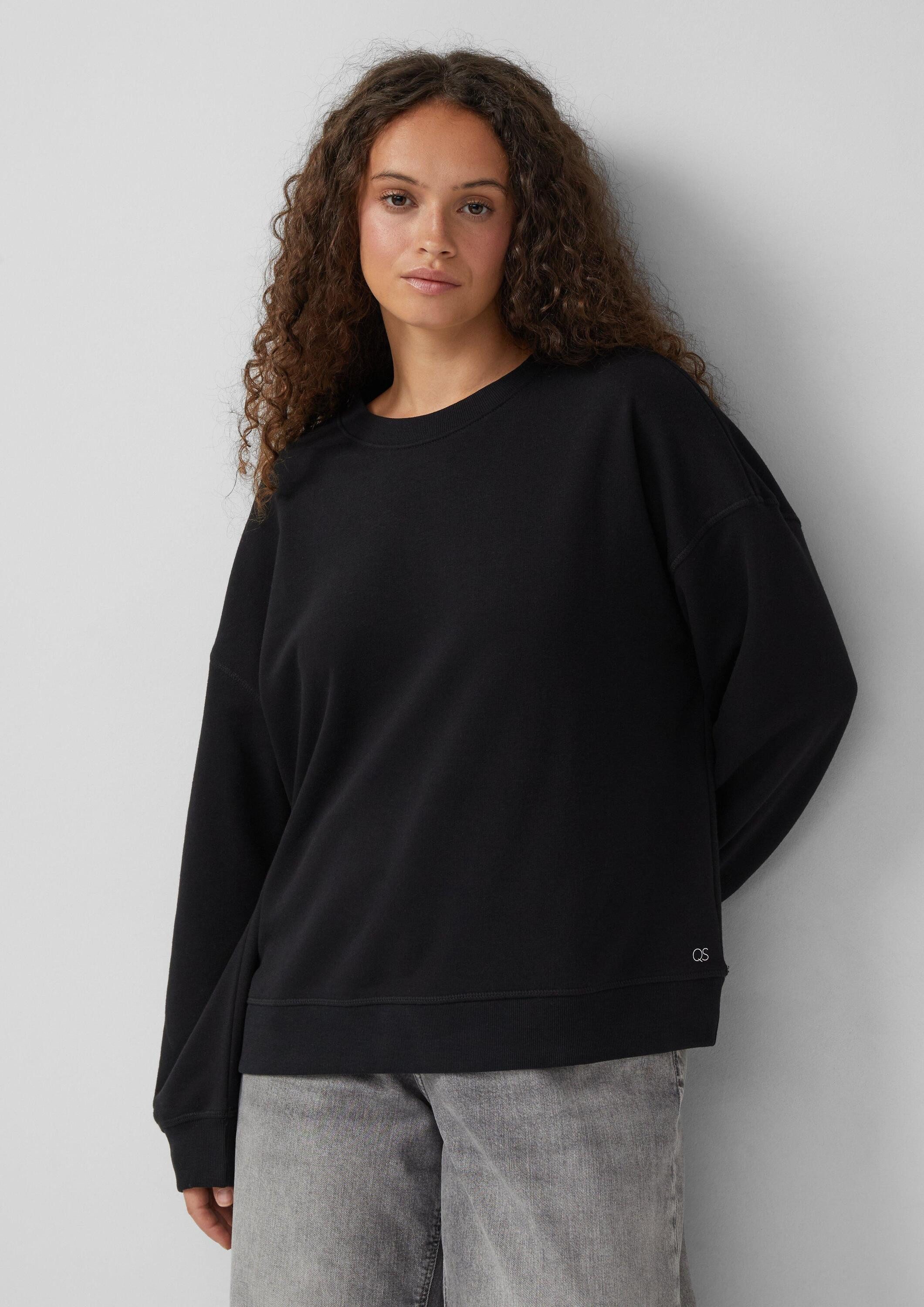 QS Sweatshirt Sweatshirt Sweatshirt im Boxy Fit günstig online kaufen
